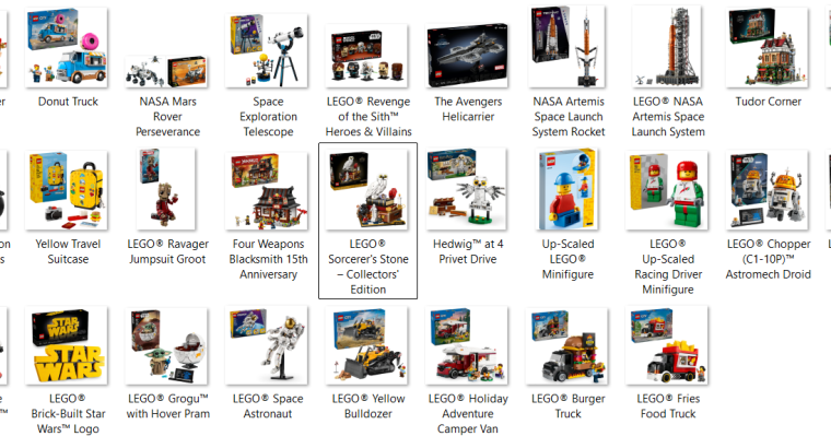 Used and Assembled Original Lego Sets