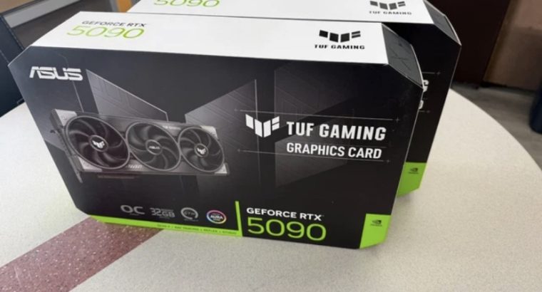 ASUS GEFORCE RTX 5090 TUF Gaming 32GB GDDR7 OC EDITION GPU – New Sealed