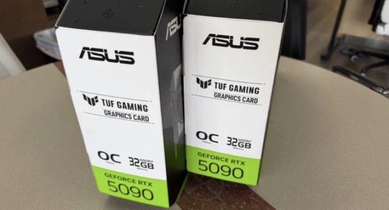 ASUS GEFORCE RTX 5090 TUF Gaming 32GB GDDR7 OC EDITION GPU – New Sealed